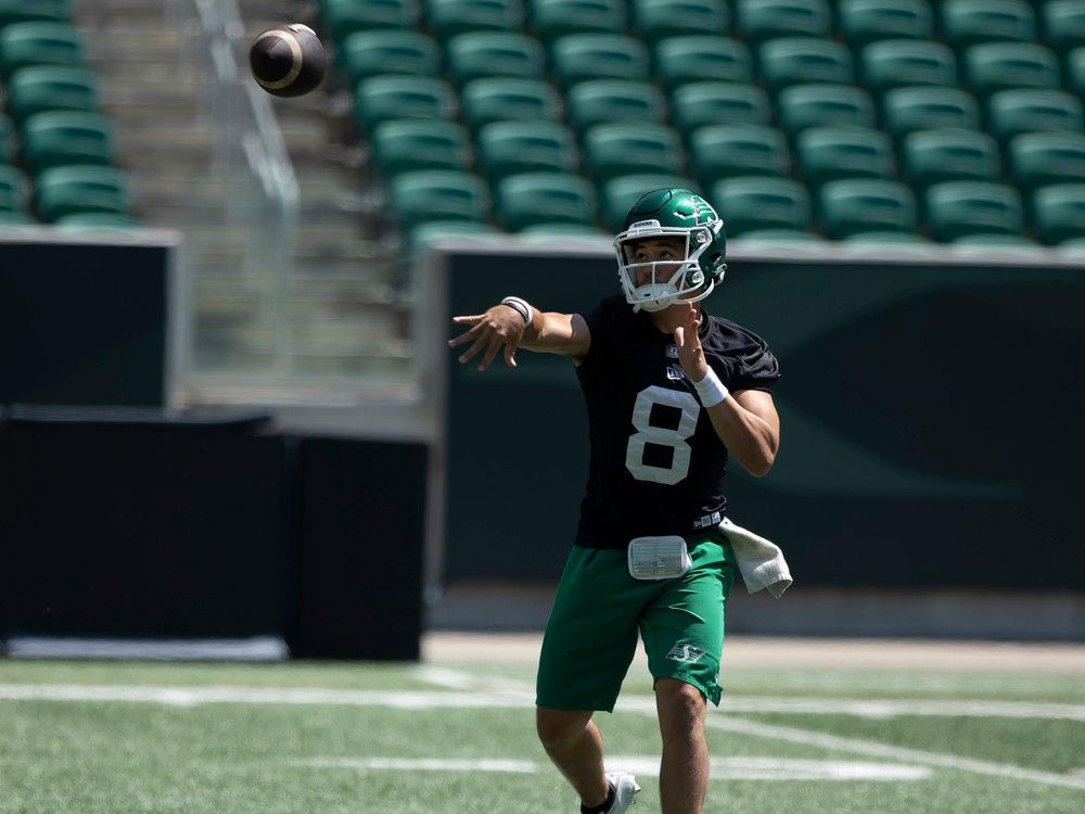 Roughriders' QB Mason Fine accepts supporting role