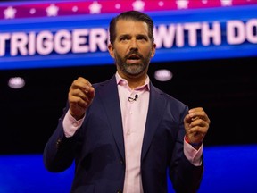 Less than a half-hour after the posts started, it appeared the hacker was booted off the account and Donald Trump Jr. had regained control of his account by deleting the posts.