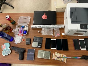 Moose Jaw seized drugs and weapons