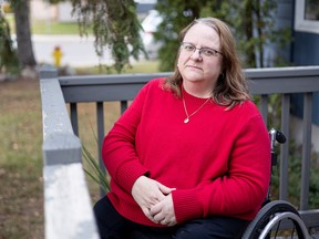 Heather Kuttai, a former human rights commissioner with the Saskatchewan Human Rights Commission, resigned on Monday in the face of Bill 137 and its potential impact on trans and non-binary students in the province. Photo taken in Saskatoon, Sask. on Tuesday, October 17, 2023.
