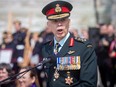Chief of Defence Staff General Wayne Donald Eyre during a Royal Military College Commissioning Parade in Kingston, Ontario, on Friday May 19, 2023.