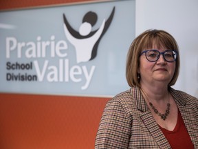 Prairie Valley School Division board chair Janet Kotylak