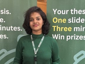 University of Saskatchewan College of Engineering graduate student Shaheli Senanayake is hoping to make Saskatchewan roads safer by studying low-collision intersections. (Submitted photo) (for Saskatoon StarPhoenix Young Innovators feature)