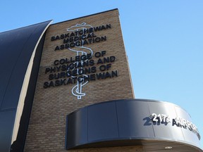 SASKATOON, SK-- October 27/2021 - 1028 news medical regulators - The College of Physicians and Surgeons of Saskatchewan. Photo taken in Saskatoon on Wednesday, October 27, 2021.