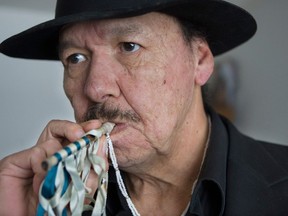 Saskatchewan musician Chester Knight is pictured in this 2013 file picture. Knight, who was nominated alongside Buffy Sainte-Marie for a Juno in 1997, said his album "Freedom" should have won because his was actually an album for Indigenous people.