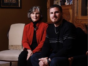 Wendy Jocko, a retired sergeant, is photoghed with her son James McMullin, 38, a veteran with The Royal Canadian Regiment, who died in October. His funeral is scheduled for Wednesday, which is Indigenous Veterans Day, in Pikwakanagan, Ont.