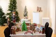 Gingerbread creations arrive at the Station Arts Centre gallery on Monday, November 27, 2023. (Michelle Berg / Saskatoon StarPhoenix)