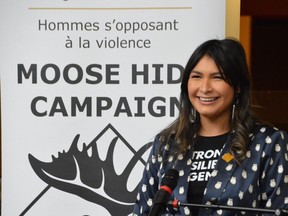 Raven Lacerte is co-founder of the Moose Hide Campaign, a British Columbia-born, Indigenous-led group that aims to engage males in ending violence against women and children.