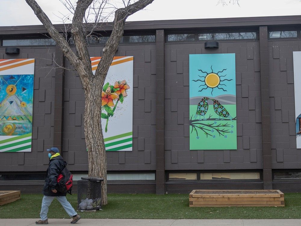 La fachada frontal de Carmichael Outreach en la avenida 12 el viernes 28 de abril de 2023 en Regina. 