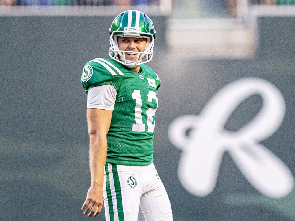 Roughriders resign kicker Brett Lauther, offensive lineman Logan