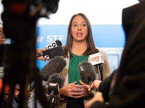 Saskatchewan Teachers' Federation president Samantha Becotte