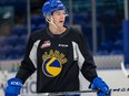 Team Canada captain Fraser Minten plays for the WHL's Saskatoon Blades