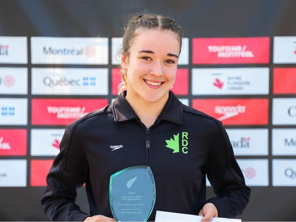 Regina diver Lila Stewart.