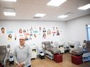 Aaron Barlow, Canadian Blood Services community development manager at the donor centre in Regina in 2023.