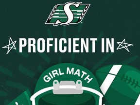 Part of a promotional email sent from the Saskatchewan Roughriders ticket office.