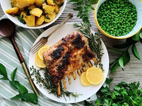 Herb and garlic roasted rack of lamb. Photo by Renee Kohlman.