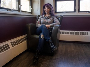 Actor Karla Weber works with local police recruits to re-create scenarios they'll face at work.