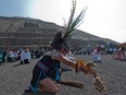 The pre-Aztec site of Teotihuacan in Mexico contains several pyramids and other religious sites. Because it was overgrown and appeared as a group of hills to the Spanish, it remained untouched while the Spanish looted and laid waste to their empire.