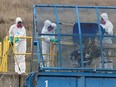 The search for evidence in the Mackenzie Trottier missing persons investigation begins at the Saskatoon Regional Waste Management Centre. Photo taken in Saskatoon, Sask. on Wednesday, May 1, 2024.
