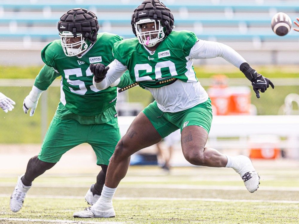 Riders left tackle Trevor Reid