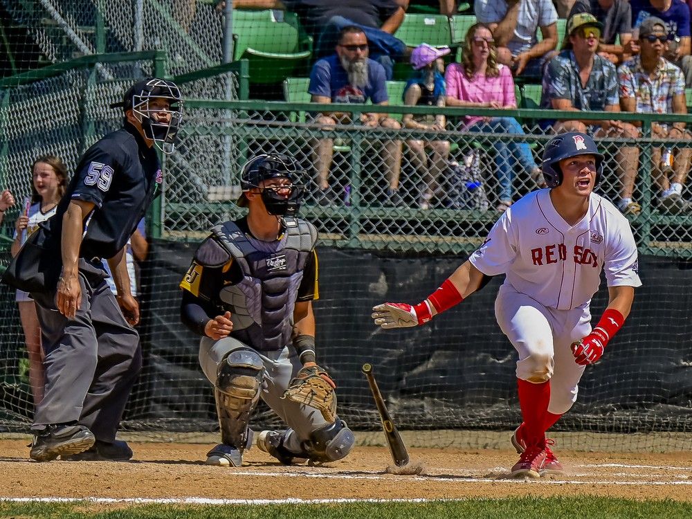 Regina Red Sox catcher Diego Aragon