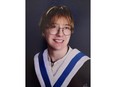 Remi Laboucane, shown in a handout photo, says he was overcome with frustration when he saw he had been identified by the female sounding name he was given at birth next to his yearbook's graduation photo.