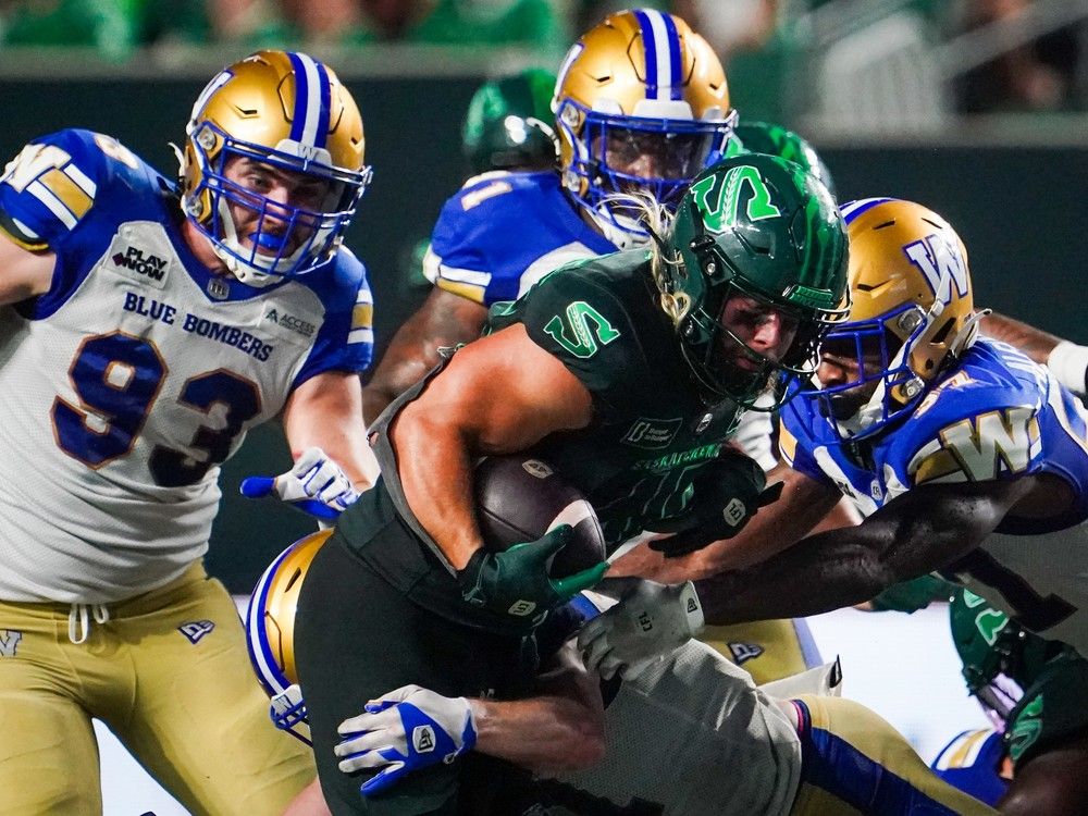 Riders/Bombers rivalry intensifies with Sask victory, Bighill hit ...