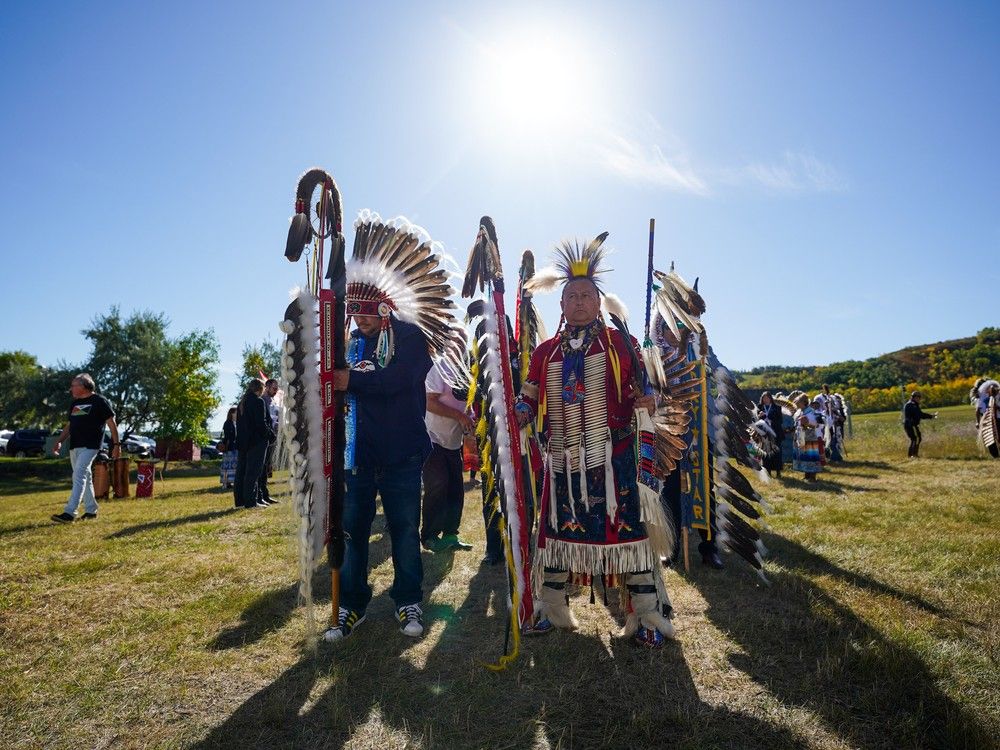 Freelance photojournalist Heywood Yu joined chiefs, dignitaries and more to document the historic anniversary of the signing of Treaty 4.