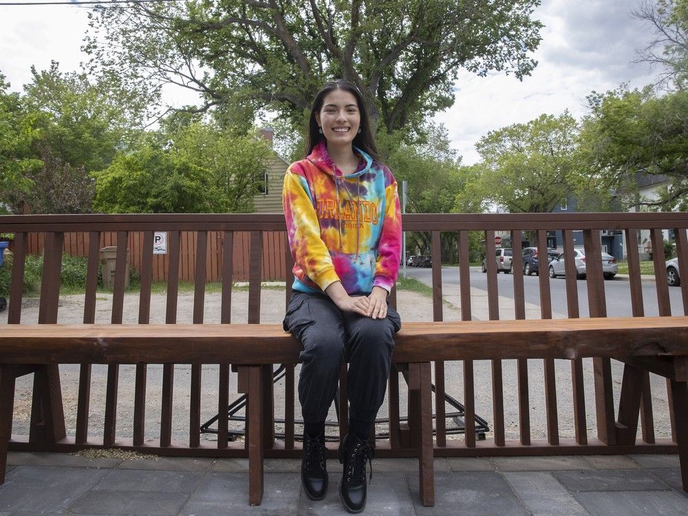  sophia young sits for a portrait at the hampton hub on tuesday, june 7, 2022 in regina.