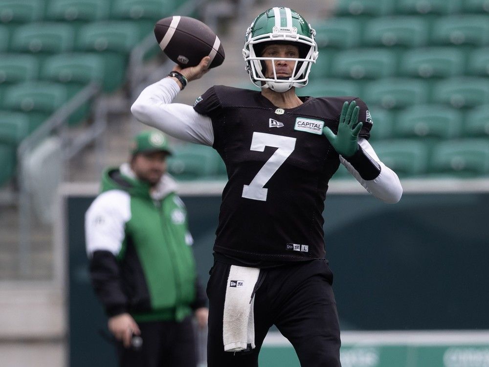 Of Saskatchewan’s 24 starters in the Grey Cup, 17 are pending free agents including quarterback Trevor Harris.
