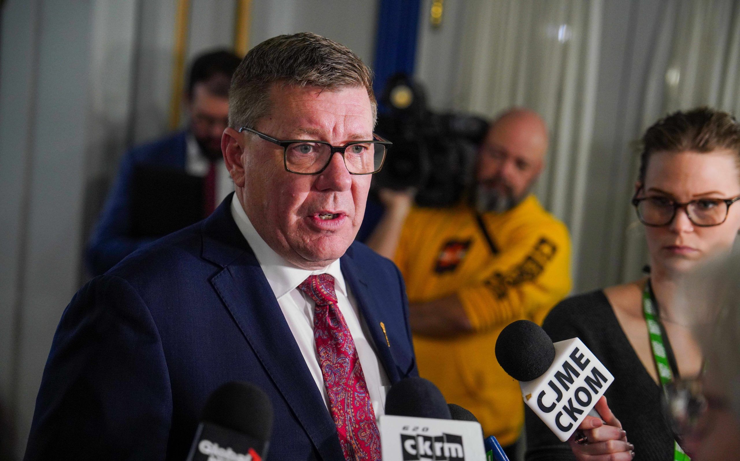 The Saskatchewan government announced a year-end shuffle on Thursday as it welcomed five newly elected MLAs into the cabinet.