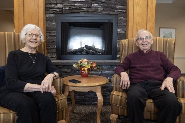 Valentine's Day isn't a big fuss for Erwin and Neva Miller after spending seven decades by each other's side.