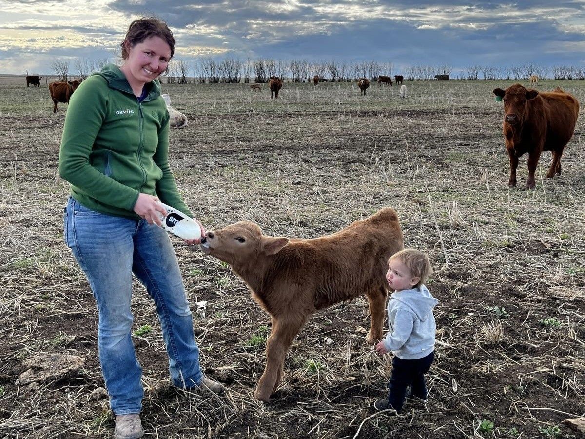 One of three sisters growing up on her family farm in Sask., Kirsten Oram was the most interested in producing grain and raising cattle.