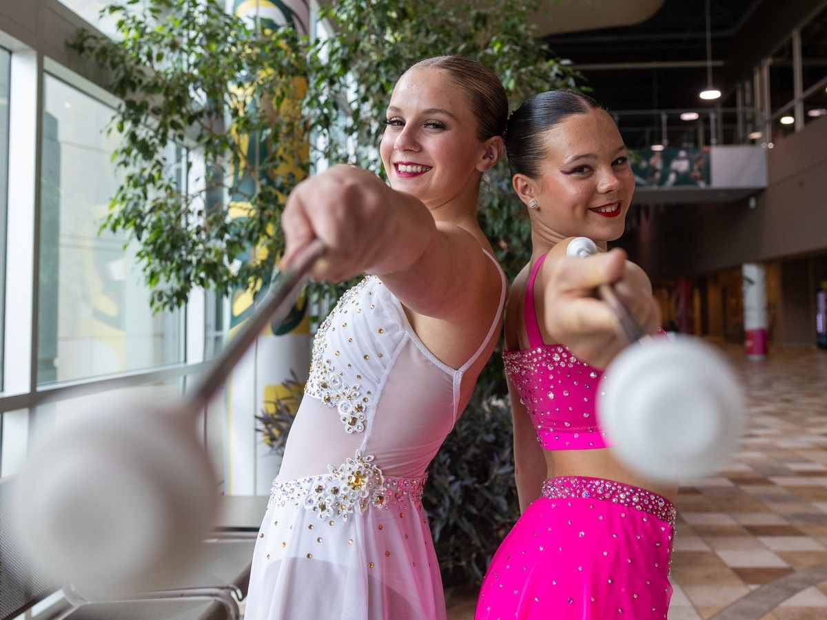 Sask. athletes are sharing their passion for baton twirling as they compete in the national championships at the University of Regina.