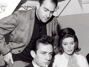 London’s Saul Holiff is shown with Johnny Cash and June Carter Cash. Holiff managed the country star from 1960 to 1973.  FILE PHOTO