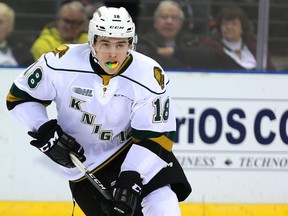 Liam Foudy of London Knights. (File photo)