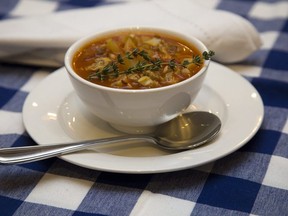 Manhattan Clam Chowder. (DEREK RUTTAN, The London Free Press)