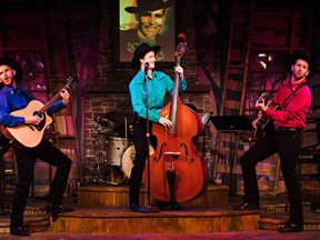 Michael Cox, Al Braatz, Tyler Check and company perform in Kings & Queens of Country at St. Jacobs Country Playhouse last year. The popular musical revue will be staged at Huron Country Playhouse June 13-30. (Hilary Gauld Camilleri photo)