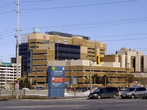 Exterior of the LHSC at Wellington and Commissioners. (File photo)