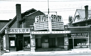 Savoy Theatre on Hamilton Road, 1958. (London Free Press files)