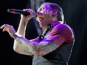 Lead singer Brent Smith for the band Shinedown (file photo)