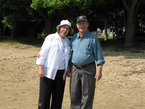 Fernando Martins and his wife, Pureza