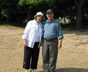 Fernando Martins and his wife, Pureza