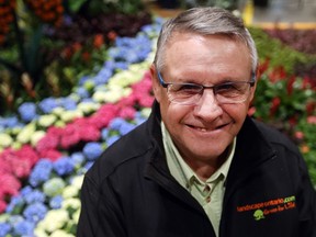 Landscape Ontario’s Denis Flanagan notes Ontario visitors to Canada Blooms have an advantage because the province is the plant source for the show.  Purchases will do better closer to their home. (Dave Abel/Postmedia Network)