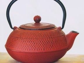 A Japanese style cast iron teapot is sturdy and stylish. (Good Life Tea/via AP)