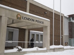 London Police headquarters in London, Ont.  (MIKE HENSEN, The London Free Press)