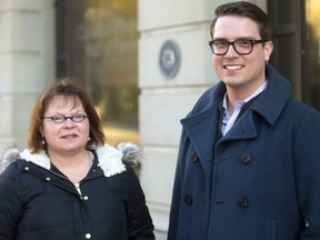 London heritage planners Laura Dent and Kyle Gonyou welcome a sharp increase in city permits issued to home owners wishing to alter the exterior of a heritage home. (Mike Hensen/The London Free Press)