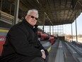 Hugh Mitchell, CEO of the Western Fair District, looks out at their well known racetrack on Wednesday, February 28, 2018. The future of the Western Fair could be quite different with the new Gateway Casino plans. Mike Hensen, The London Free Press