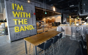 Dining area at The Rec Room, stands under construction at Masonville Mall on Wednesday March 7, 2018. MORRIS LAMONT/THE LONDON FREE PRESS /POSTMEDIA NETWORK