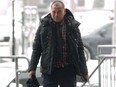 Reuben Garcia enters the courthouse in London, Ont. on Wednesday March 14, 2018. (DEREK RUTTAN, The London Free Press)